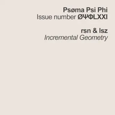 Incremental Geometry