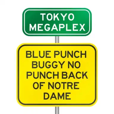 Blue Punch Buggy No Punch Back of Notre Dame