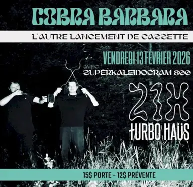 2026-02-13: Turbo Haüs, Montréal