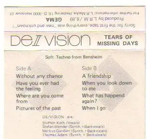 Tears of Missing Days