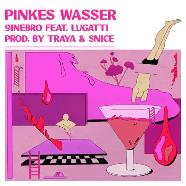 Pinkes Wasser