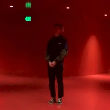 tinted red