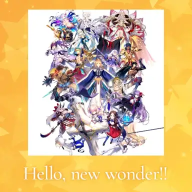 Hello, new wonder!!
