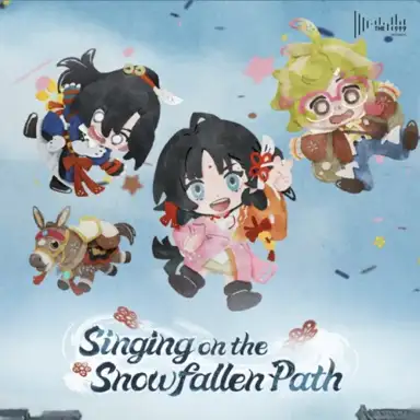 Singing on the Snowfallen Path