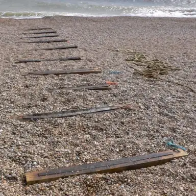 On a Desolate Shore a Shadow Passes By