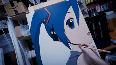 青