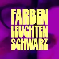 Farben leuchten schwarz